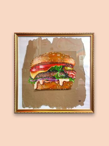 SOLD / Acryl on carboard (80×80 cm) 1100 EUR