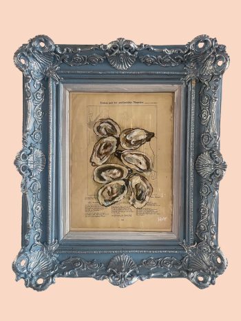 SOLD / Acryl on vintage newspaper (29,7×42 cm) 700 EUR